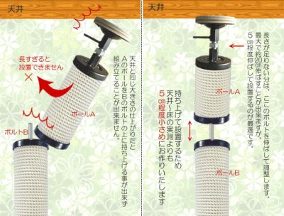 画像3: CT◆日本製じゅうたん張りキャットタワー  ヘビーアスレチックL-A　 【大型1個口】
