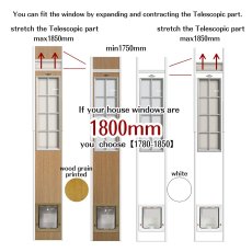 画像11: DFD◆ 大型犬用ドッグフリードア　DFL-1750　 【大型1個口】 (11)