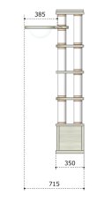 画像5: 【Ｔ様専用】ハウス付き据置型キャットタワー (5)