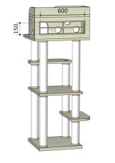 画像5: 【Ｈ様専用】オーダーメイドキャットタワー (5)