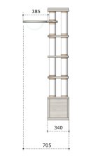 画像5: 【Ｔ様専用】ハウス付き据置型キャットタワー (5)