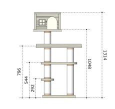 画像5: CT◆ トルネードベーシックS　ベッド・ハウス付き　 【大型1個口】 (5)