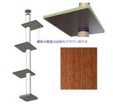画像9: CT◆日本製じゅうたん張りキャットタワー  キティアスレチックL-B　 【大型1個口】 (9)