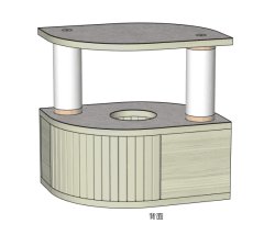 画像4: 【Ｉ様専用】オーダーメイドキャットタワー【2A-3】 (4)