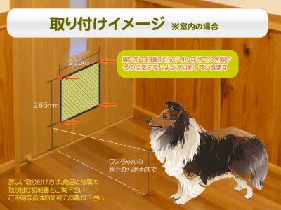 画像3: 中型犬用ドッグフラップ　DF-Ｍ