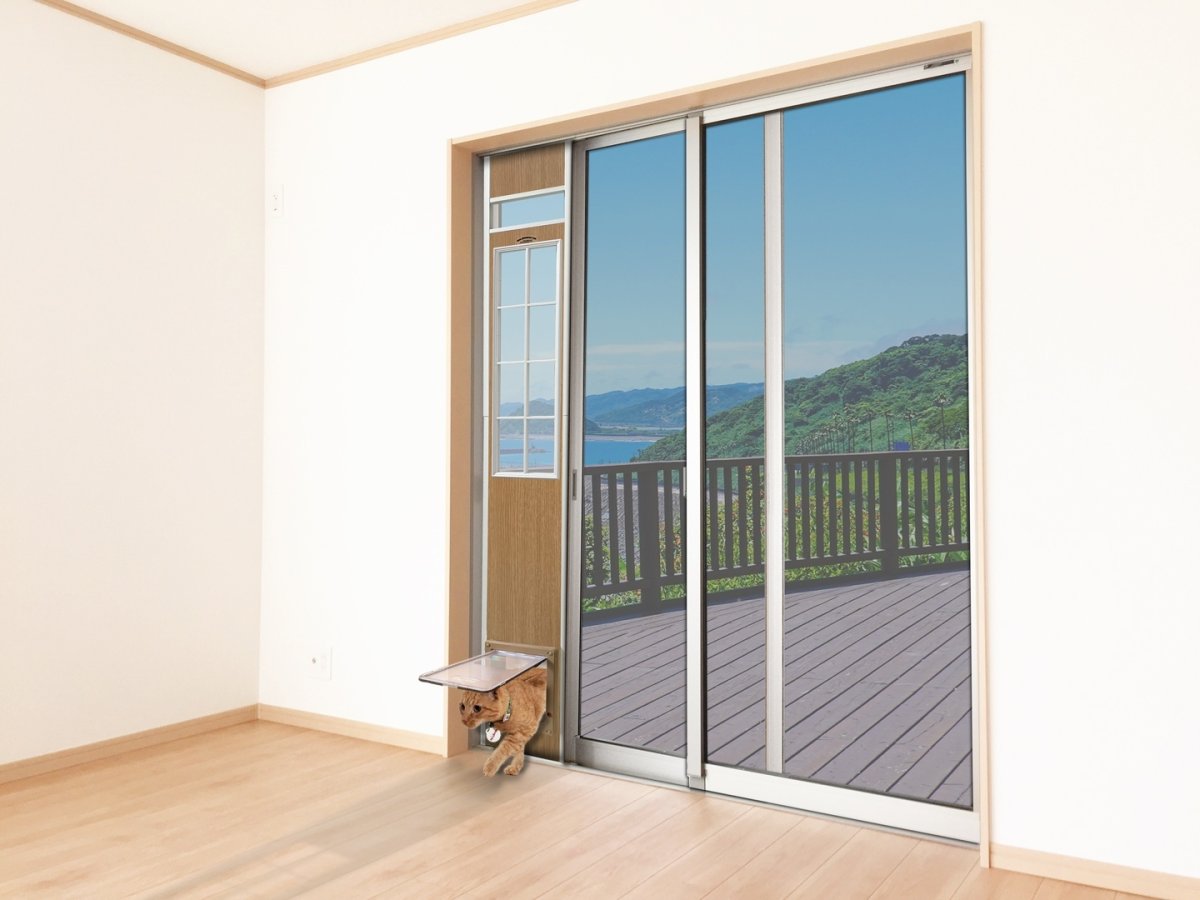 画像7: FDCS◆ 大型猫キャットフリードア　CFS-1750　 【大型1個口】 (7)