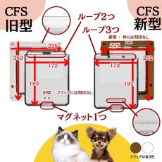 画像4: ペットドア用　交換パーツ：交換フラップ（透明部分） (4)