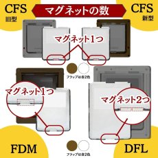 画像10: ペットドア用　交換パーツ：交換フラップ（透明部分） (10)